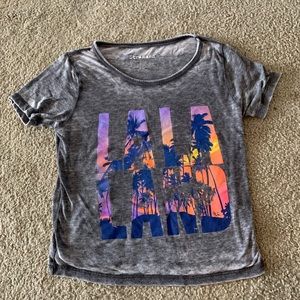 “LA LA LAND” crop top